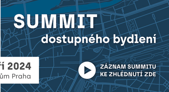 SUMMIT dostupného bydlení - 19. září 2024, 13:30-15:30 hod., Obecní dům Praha