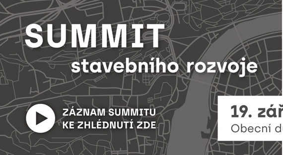 SUMMIT stavebního rozvoje - 19. září 2024, 10:00-12:00 hod., Obecní dům Praha